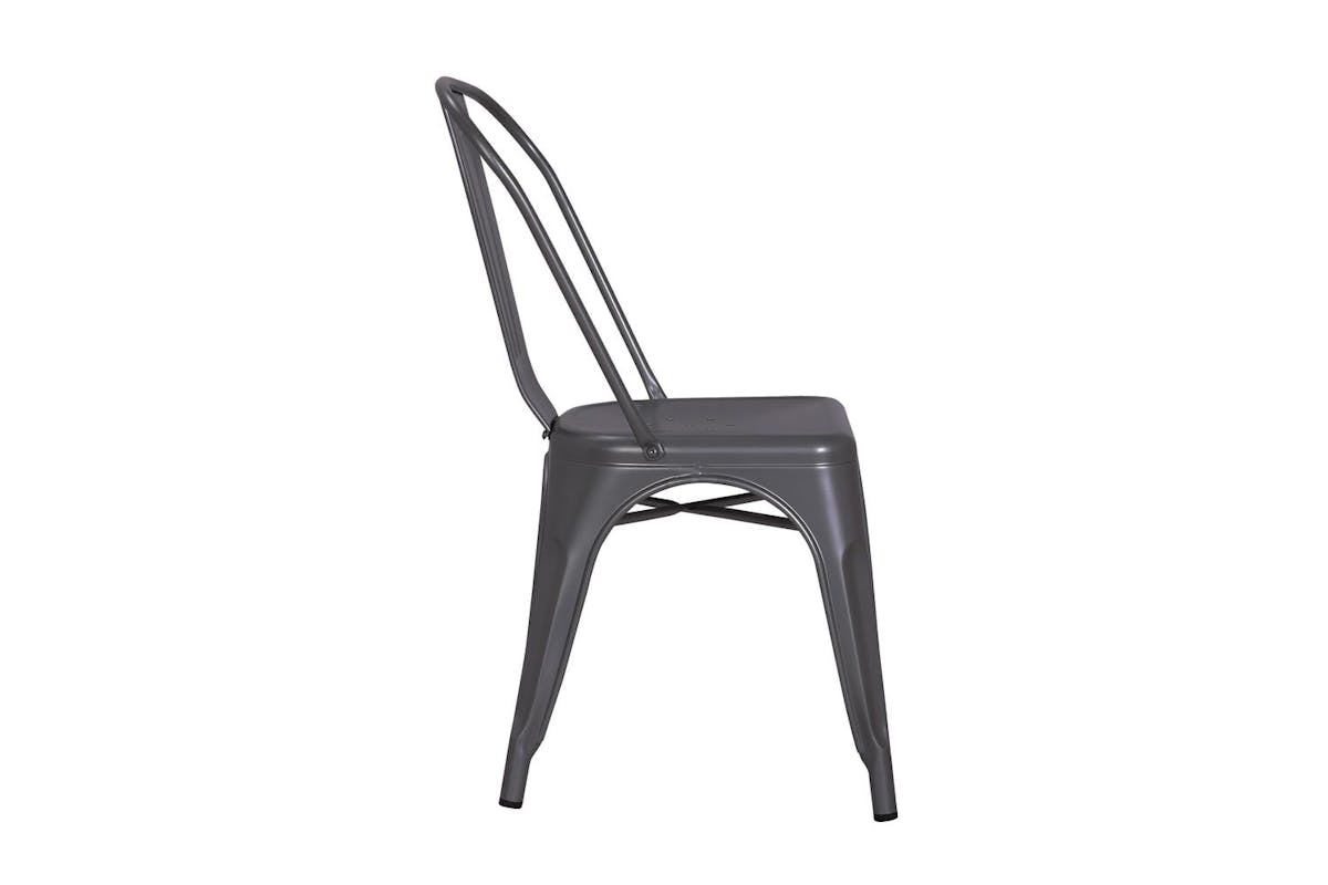 Pollux Dining Chair | Metallic Grey-3