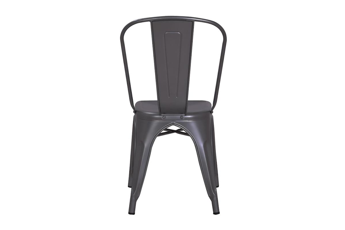 Pollux Dining Chair | Metallic Grey-4