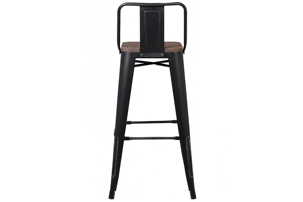 Pollux Bar Stool | Matte Black | Set of 2-4
