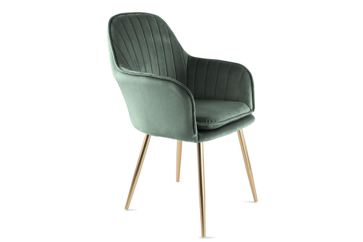 Genesis Muse Accent Chair | Velvet | Bistro Green-4