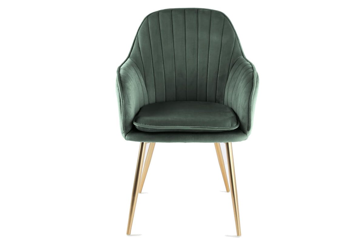 Genesis Muse Accent Chair | Velvet | Bistro Green