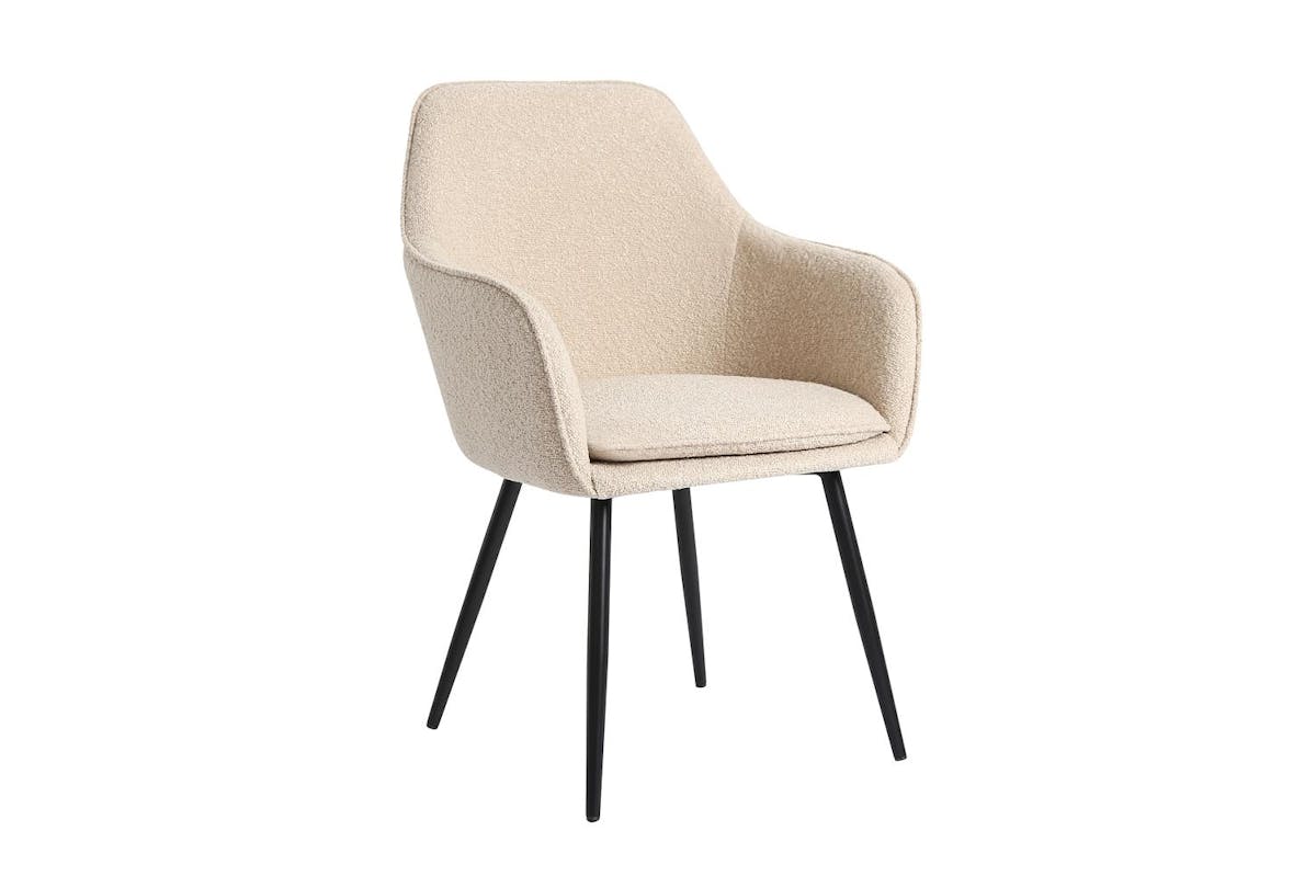 Genesis Muse Accent Chair | Boucle Fabric | Cream-6