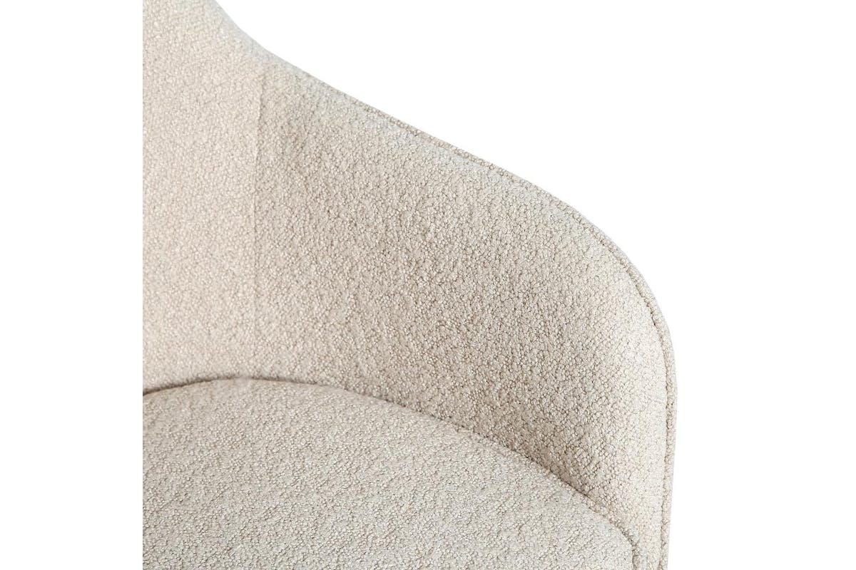Genesis Muse Accent Chair | Boucle Fabric | Cream-7