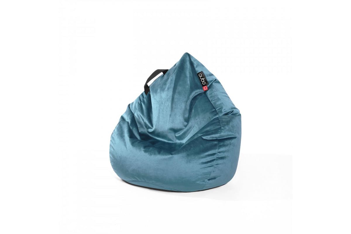Qubo | Drizzle Drop | Fresh Fit Bean Bag | Indigo