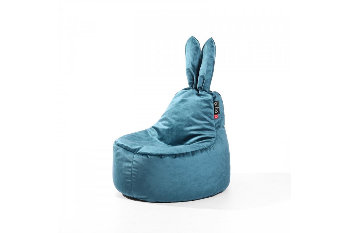 Qubo | Baby Rabbit | Fresh Fit Bean Bag | Indigo