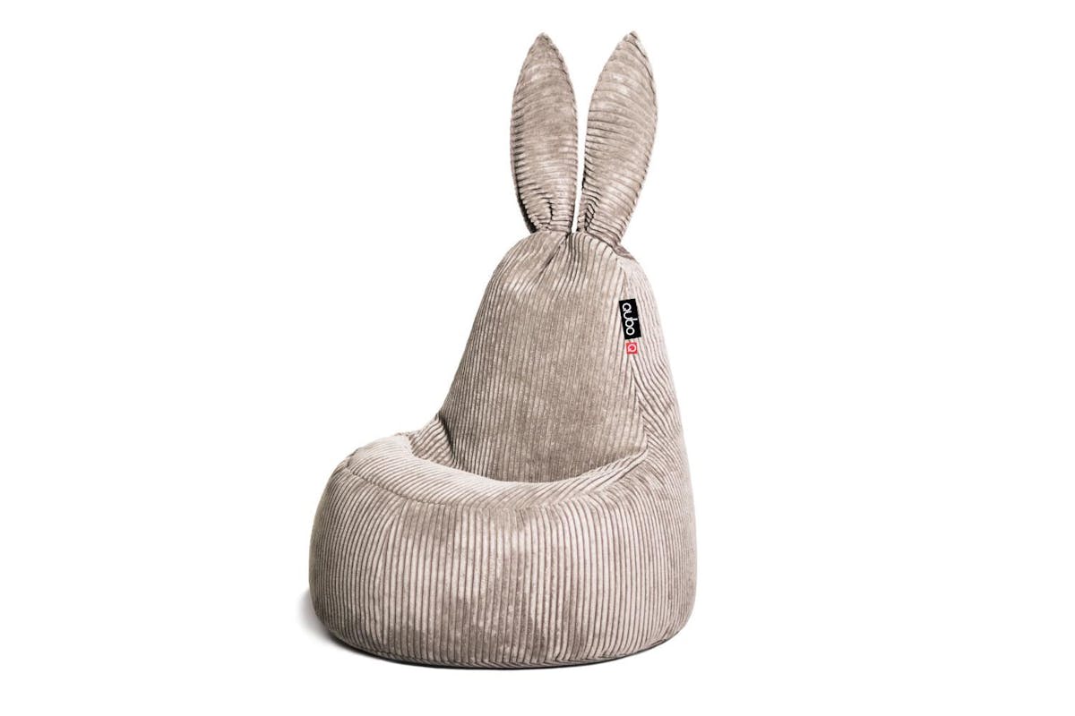 Qubo | Daddy Rabbit | Feel Fit Bean Bag | Wood