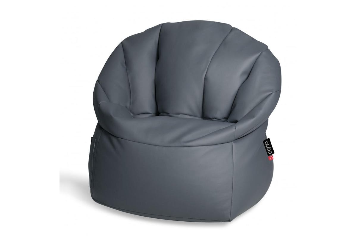 Qubo | Shell | Soft Fit Bean Bag | Fig