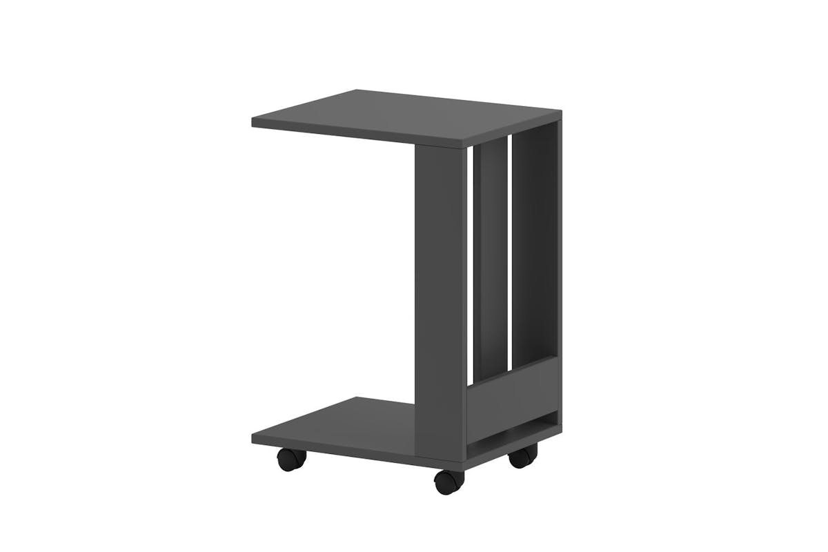 Decortie Edi C Table | Side Table | Engineered Wood | Anthracite Grey | 60cm-2