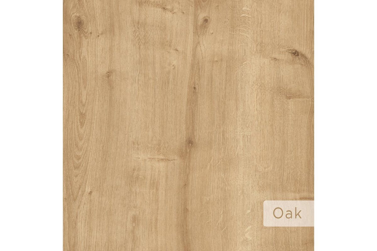 Decortie Edi Modern C-shaped Side Table | Oak | 60cm-5