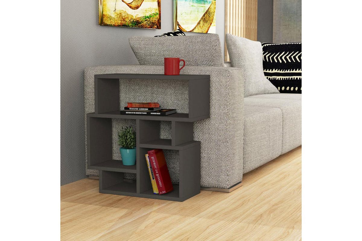 Decortie Karma Side Table | Multipurpose | Anthracite Grey | H605 Cm-3