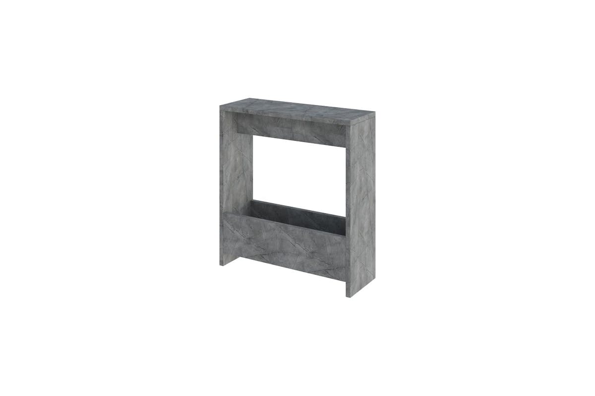Decortie Simpi Modern Side End Table | Side Table | Gold Marble Effect | 60cm-2