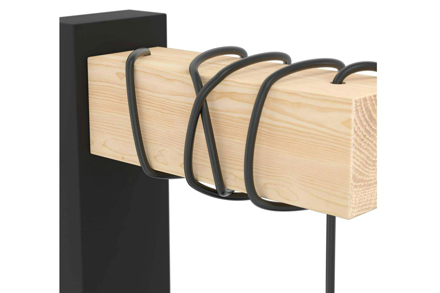 Eglo | Townshend 5 Industrial Wall Light | Brown/Black-4