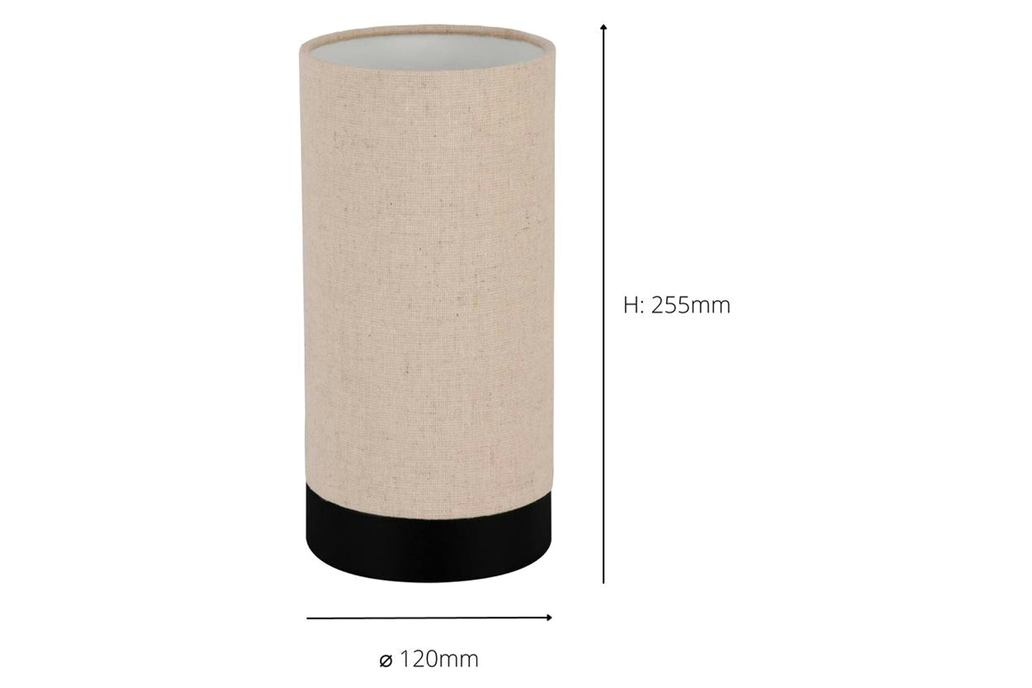 Eglo | Feniglia Table Lamp | Black/Taupe-3