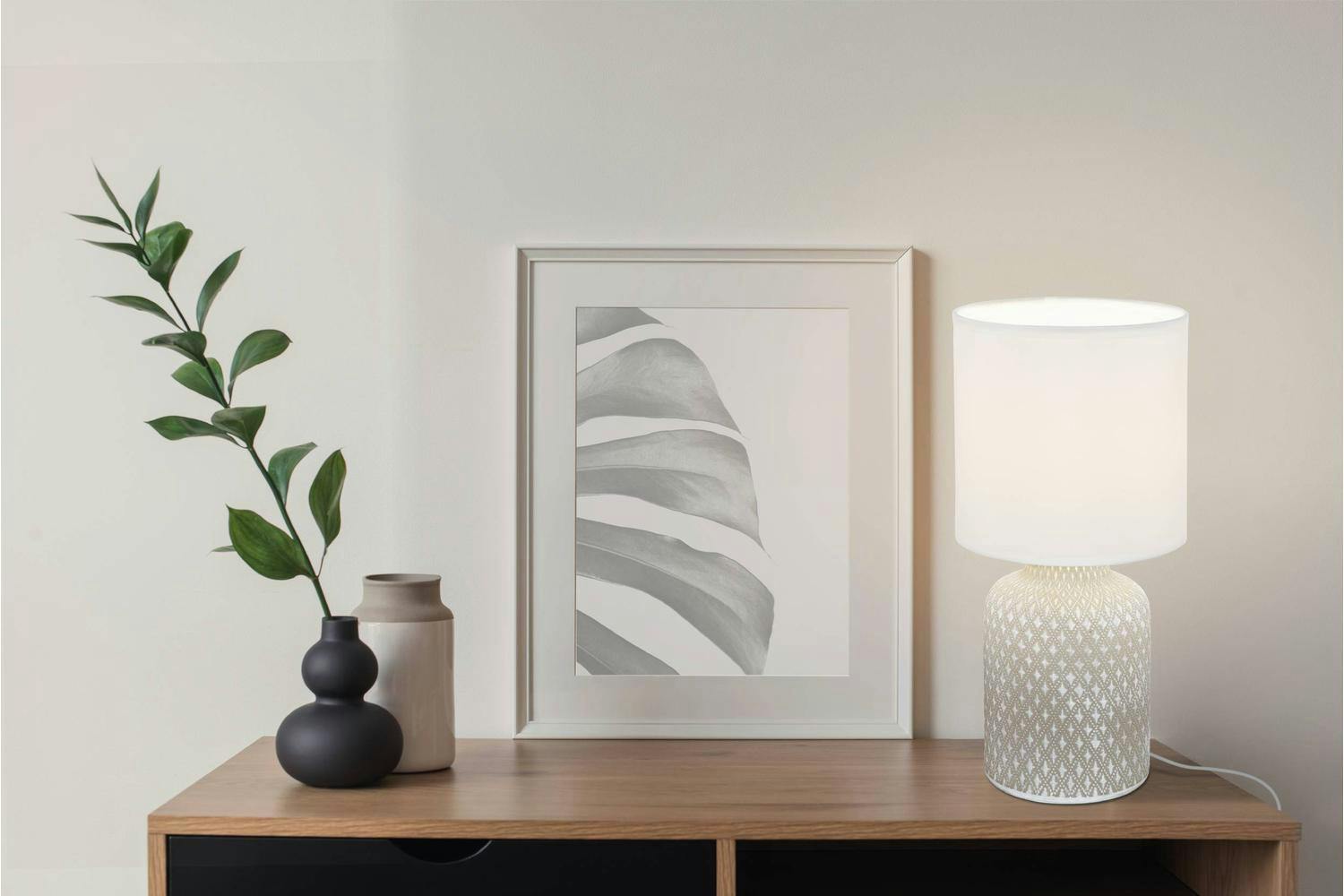 Eglo | Bellariva Table Lamp | Grey/White-3