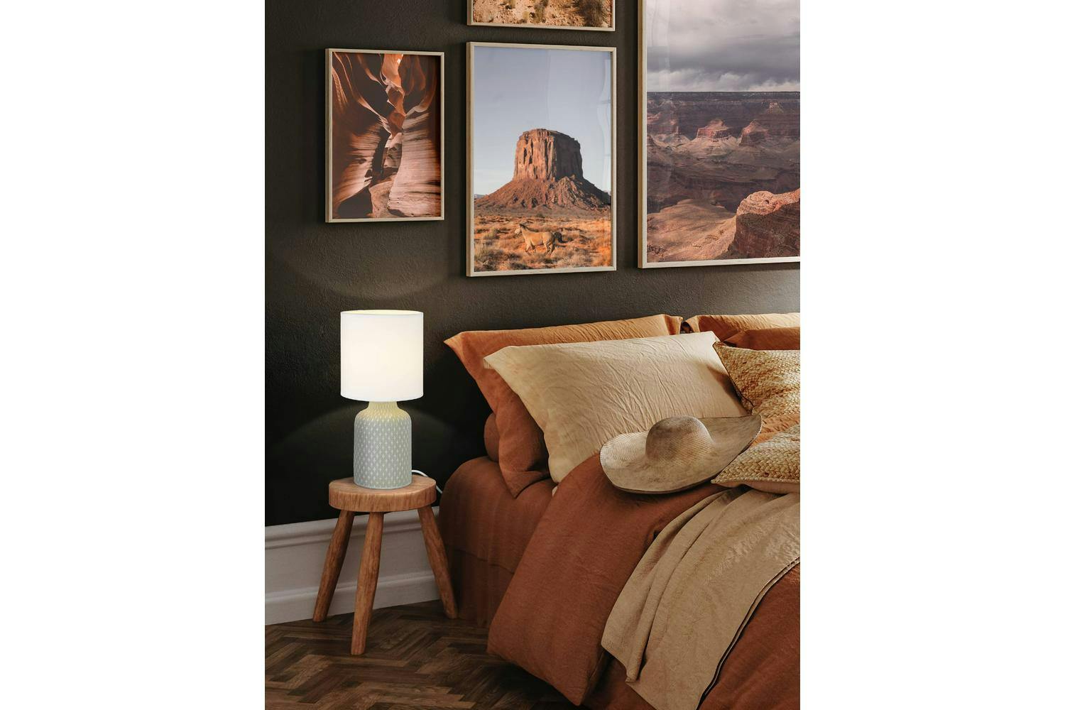 Eglo | Bellariva Table Lamp | Grey/White-2