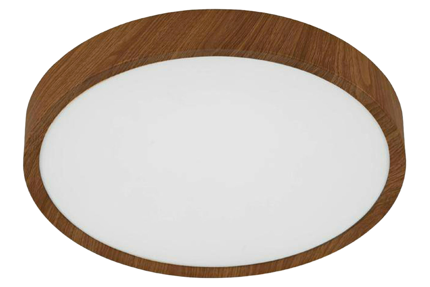 Eglo | Musurita Wood Effect  Circular LED Ceiling Light | Brown-3