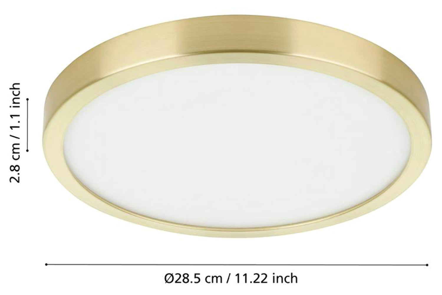 Eglo | Fueva Surface Mounted Circular Ceiling Light | Gold-4