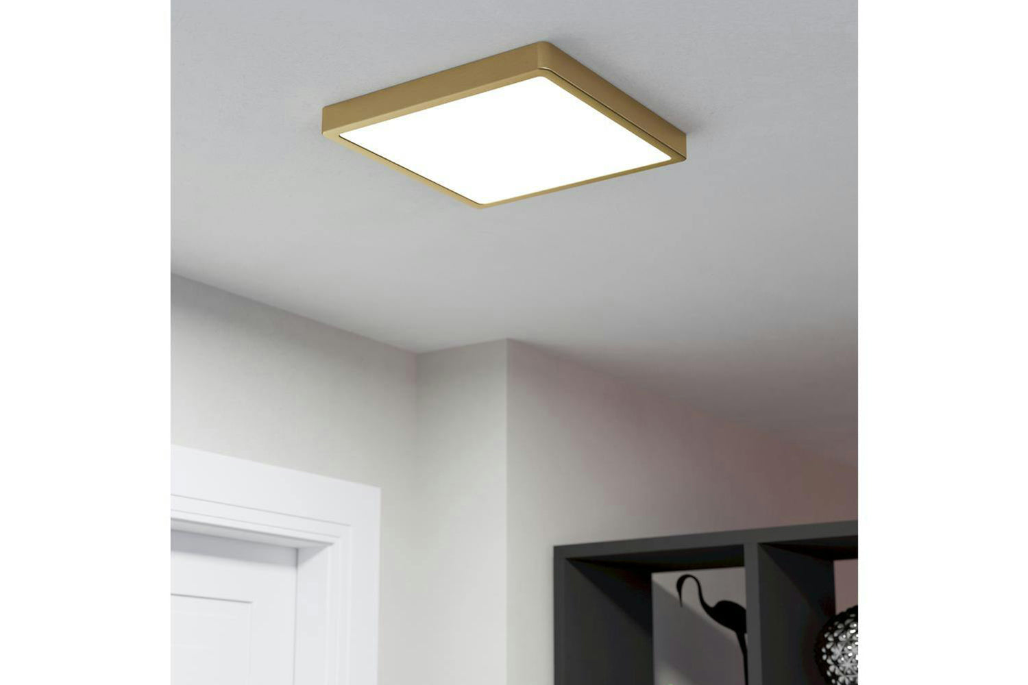 Eglo | Fueva Surface Mounted Square Ceiling Light | Gold-2