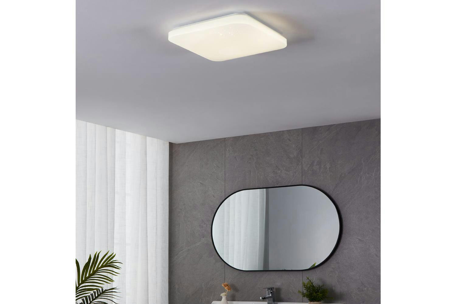 Eglo | Frania-S Square LED Ceiling Light | 33cm | White-2