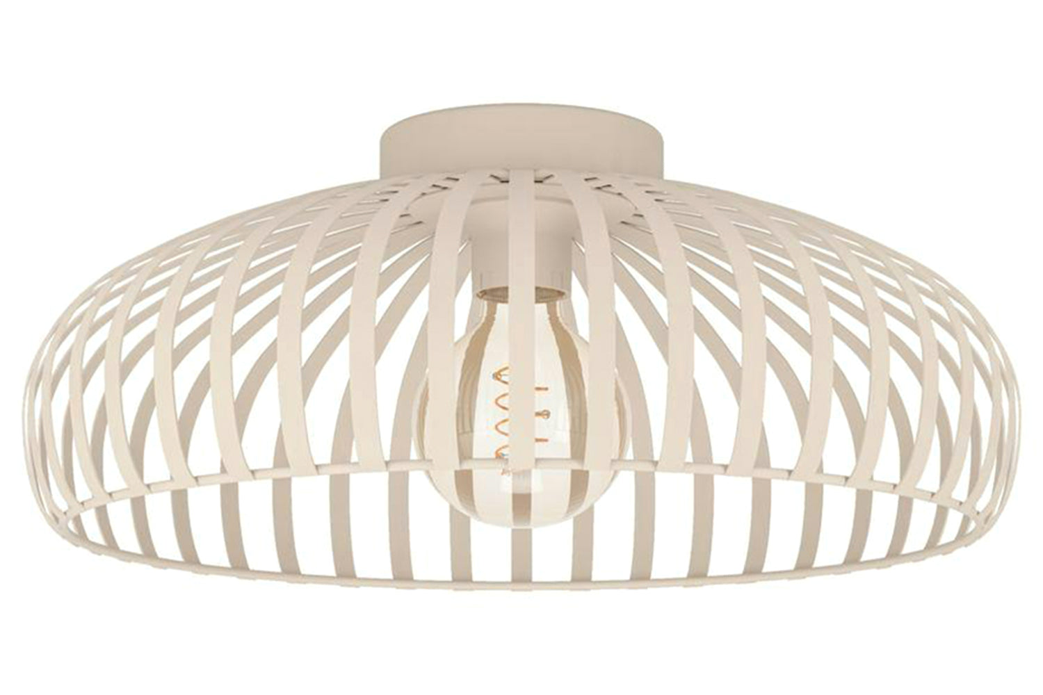 Eglo | Mogano 3 Caged Style Ceiling Light | 43 cm | Sandy