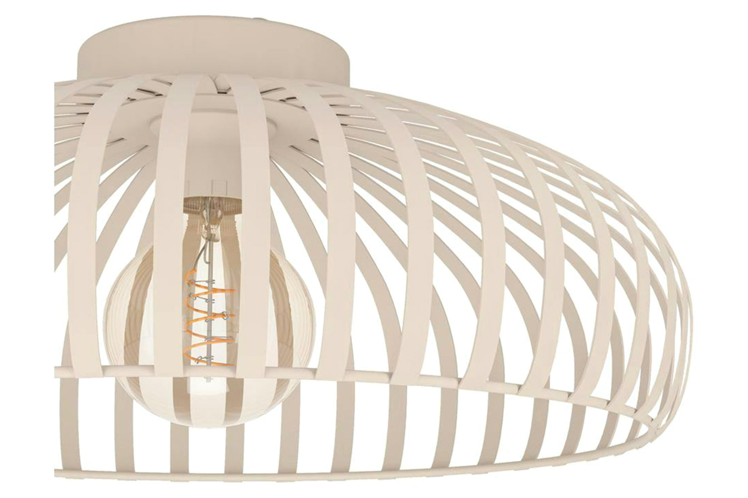 Eglo | Mogano 3 Caged Style Ceiling Light | 43 cm | Sandy-3