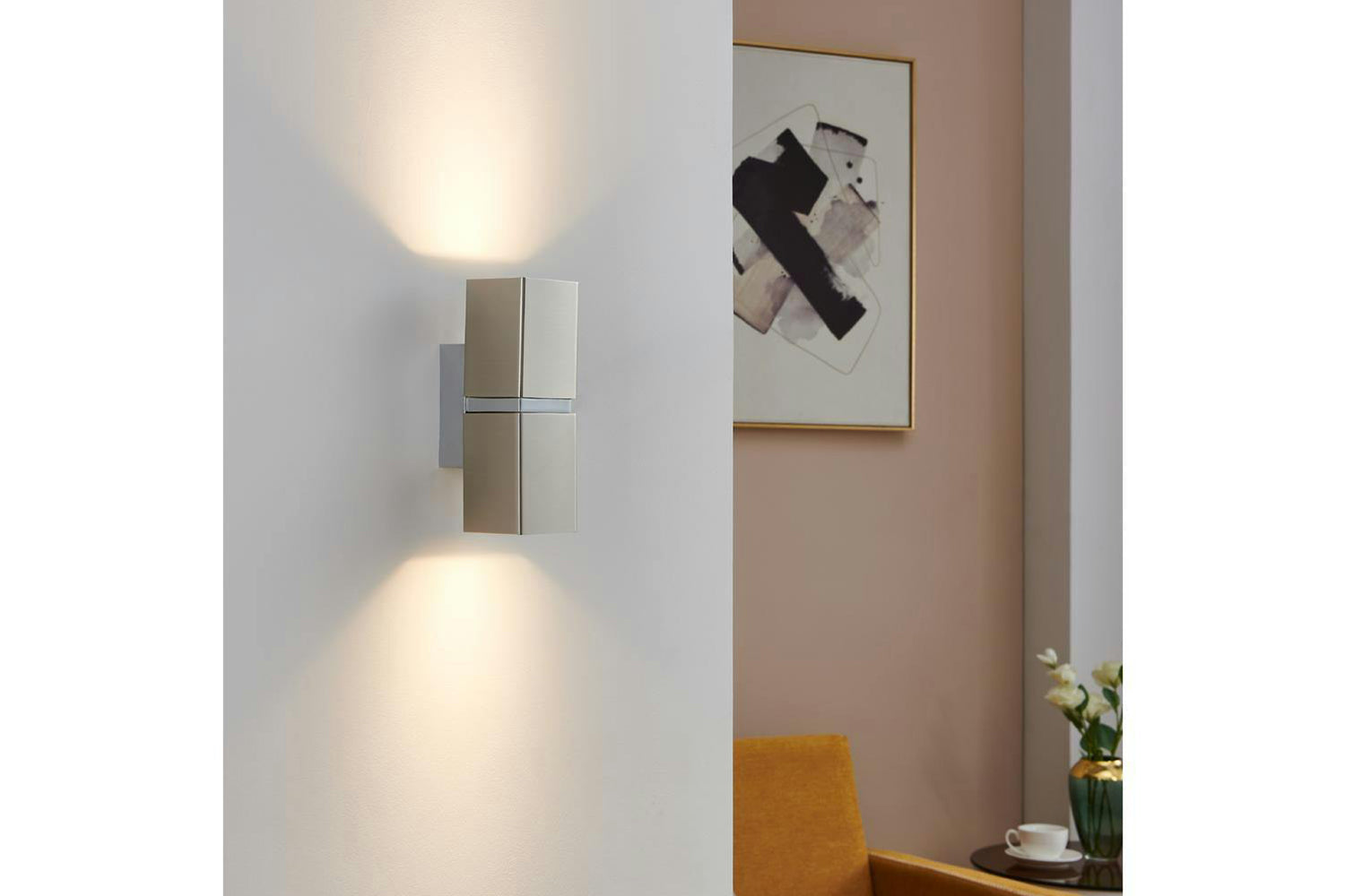 Eglo | Passa LED Wall Light | Satin Nickel/Chrome-2