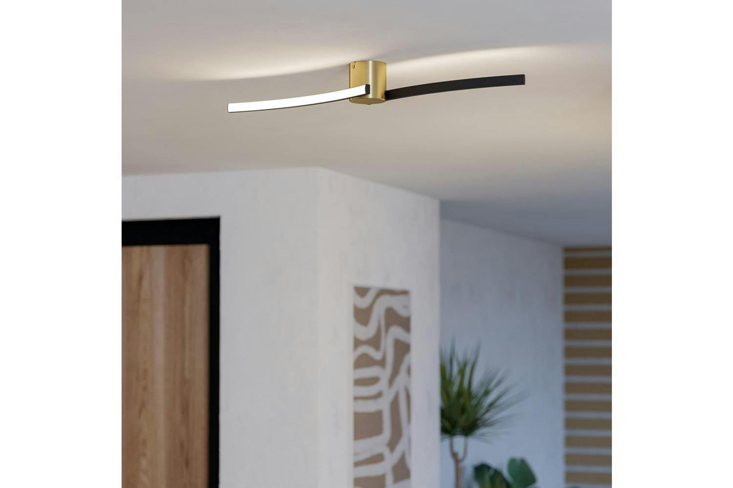 Eglo | Aieta Minimalist Ceiling Light | Gold/Black-2