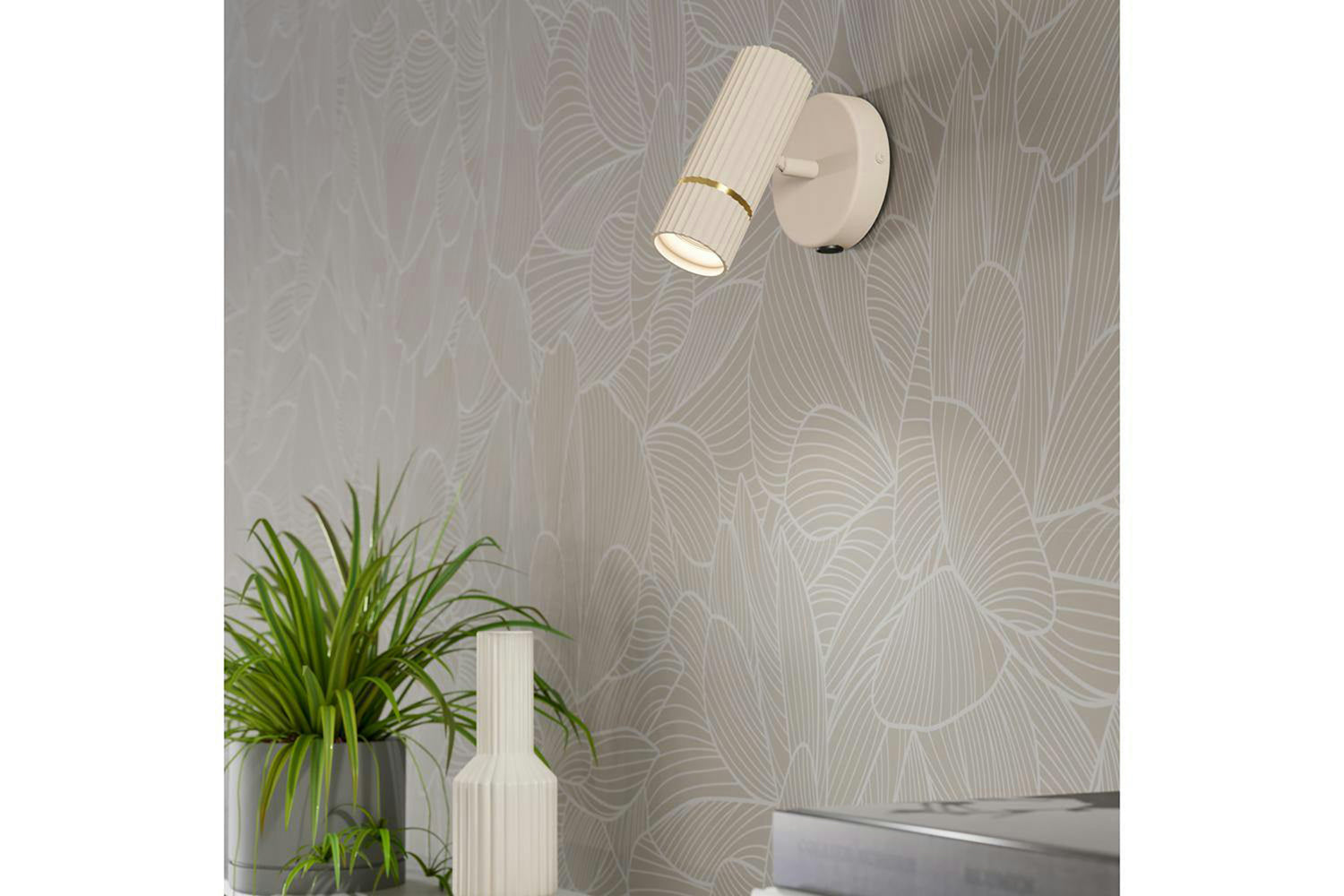 Eglo | Caminia Steel Monochrome Wall Spotlight | Sandy-2