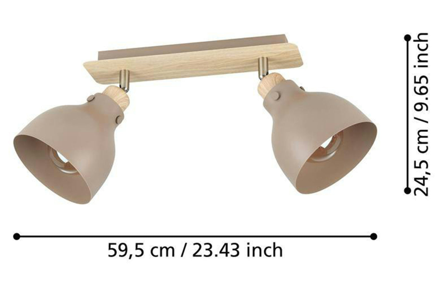 Eglo | Arrecife Steel 2-light Spotlight | Sandy-4