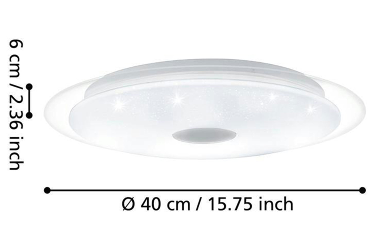 Eglo | Lanciano LED Ceiling Light | 40 cm | White-4