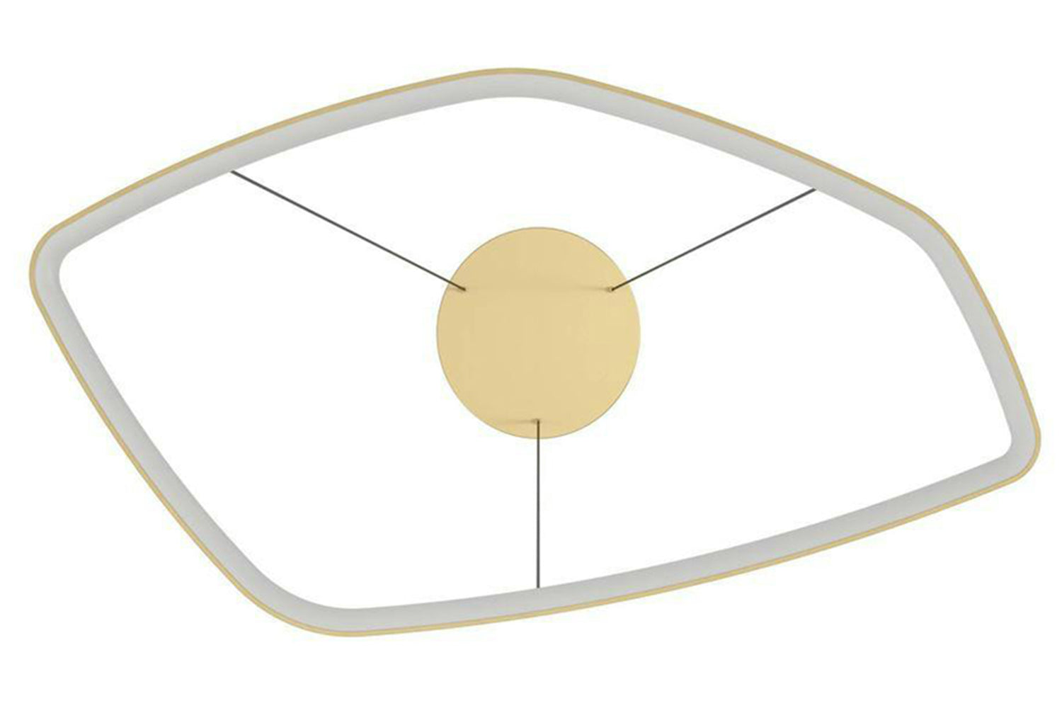 Eglo | Vallerosa LED Pendant Light | Gold/White-6