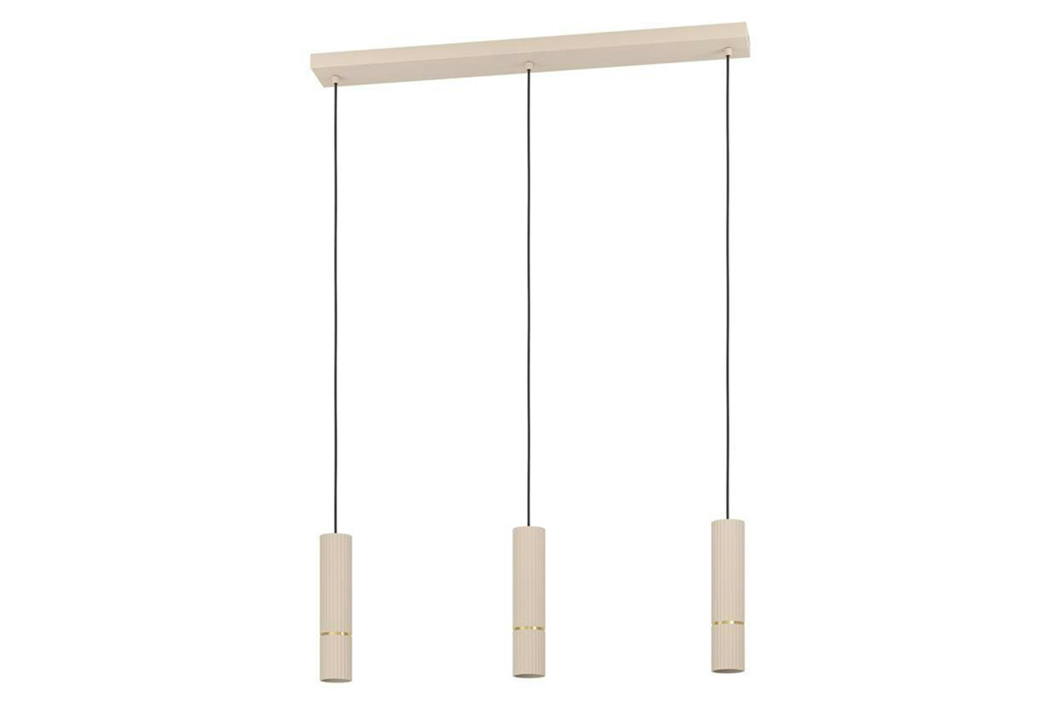 Eglo | Caminia Steel Monochrome Pendant Light | Sandy