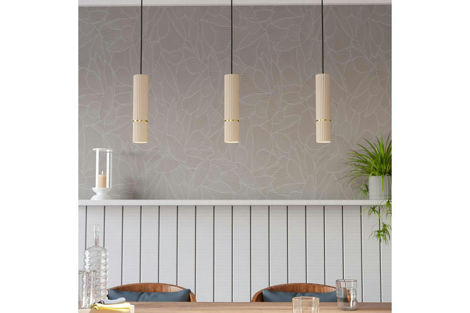 Eglo | Caminia Steel Monochrome Pendant Light | Sandy-2