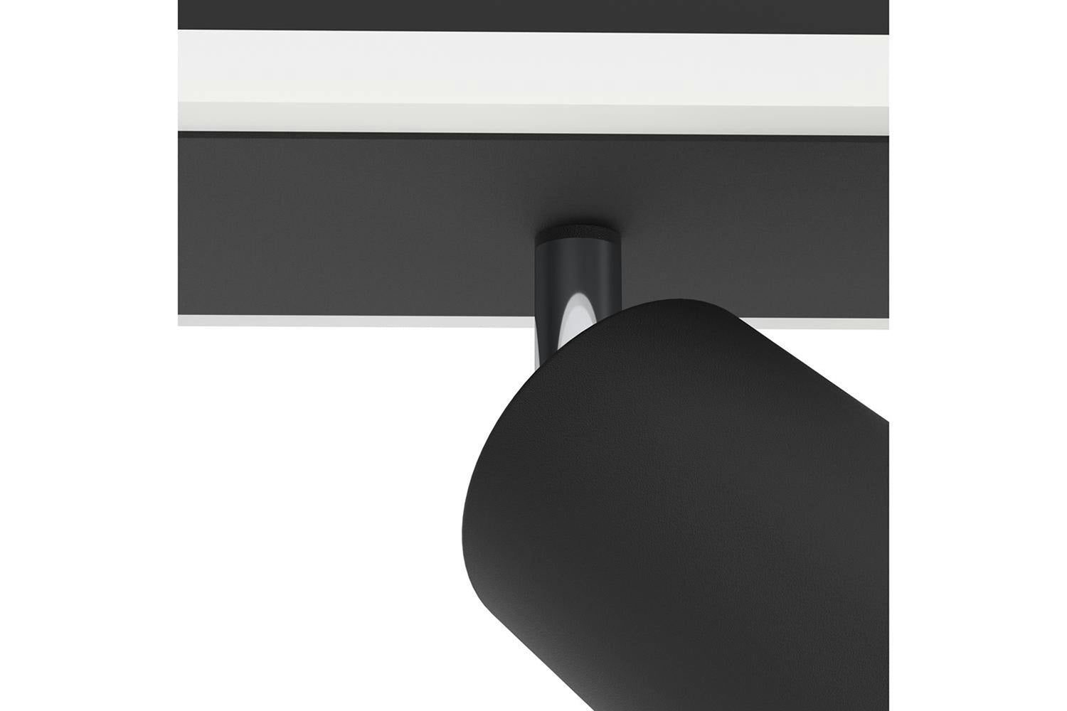 Eglo | Rimbocchi 1 Steel Modern 3-light Spotlight | Black/White-4