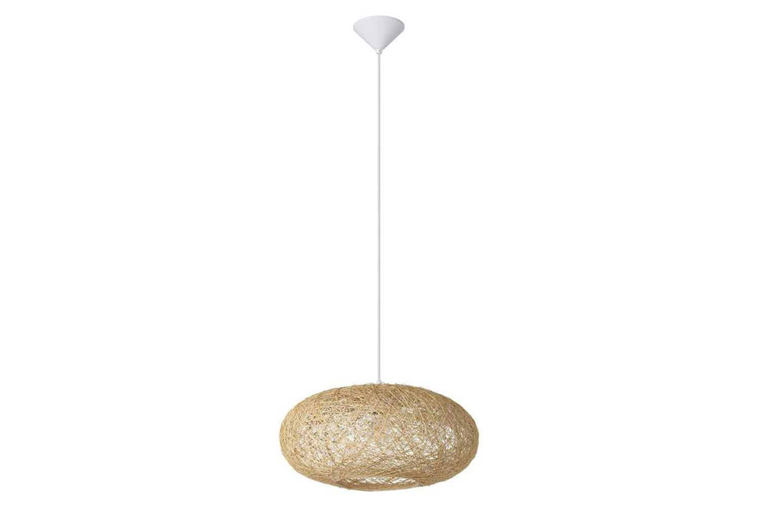 Eglo | Campilo Thread and Plastic Contemporary Pendant Light | White/Beige