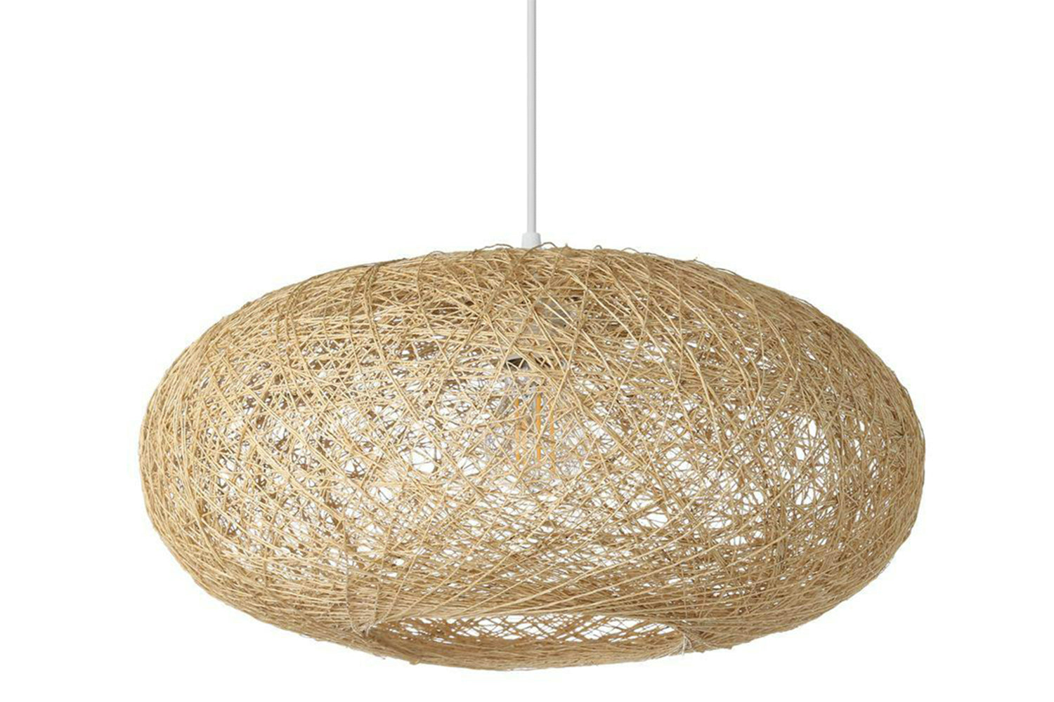Eglo | Campilo Thread and Plastic Contemporary Pendant Light | White/Beige-3