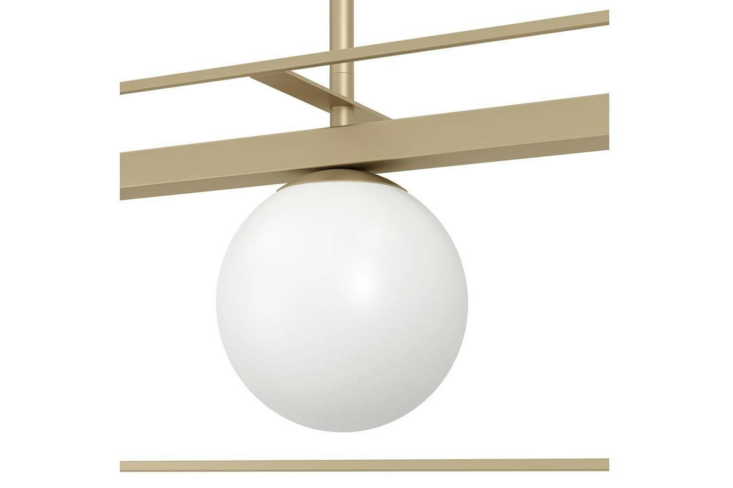 Eglo | Vallaspra Modern 4-light Pendant Light | Gold/White-3