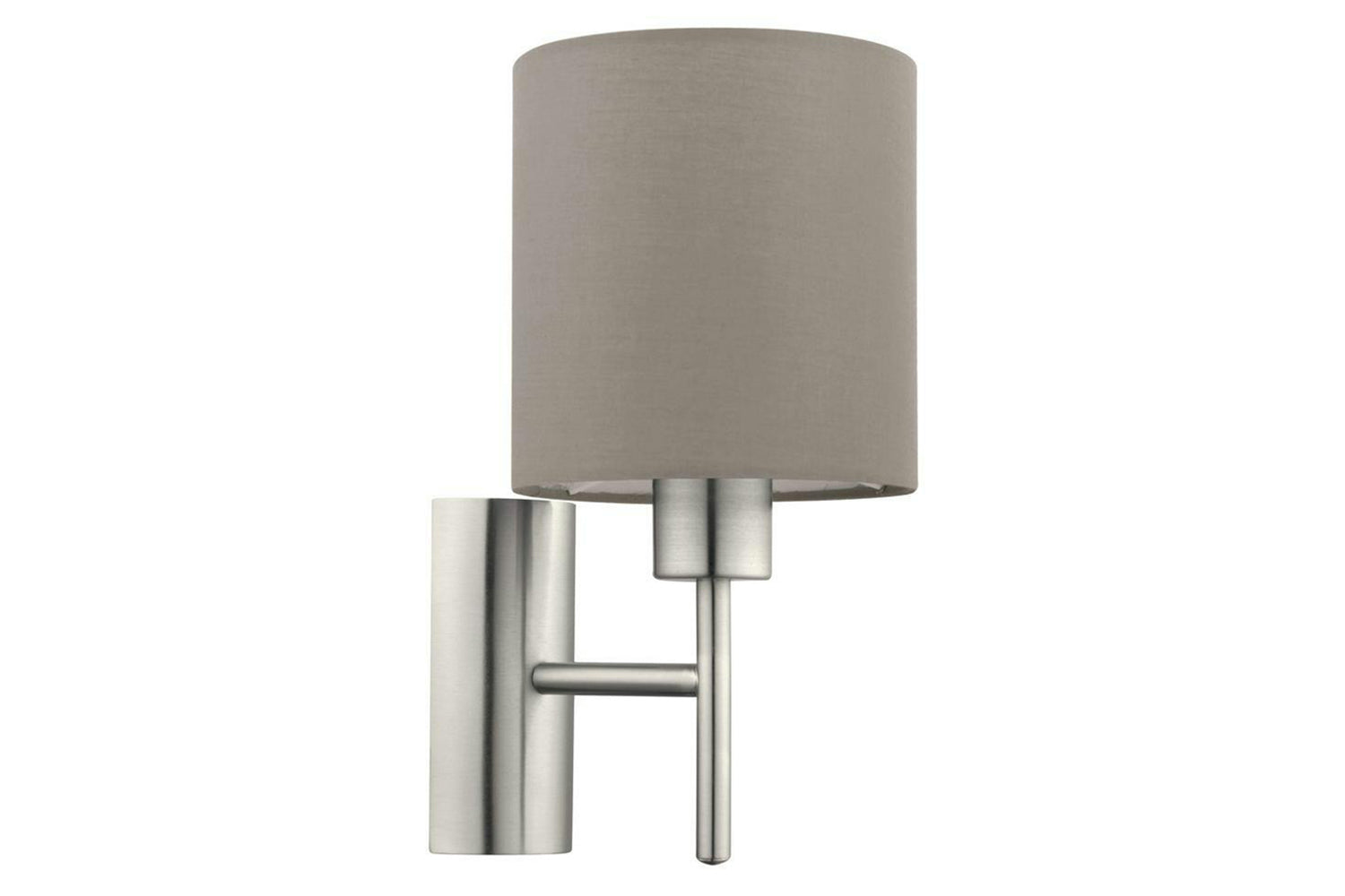 Eglo | Pasteri Wall Light | Nickel/Taupe