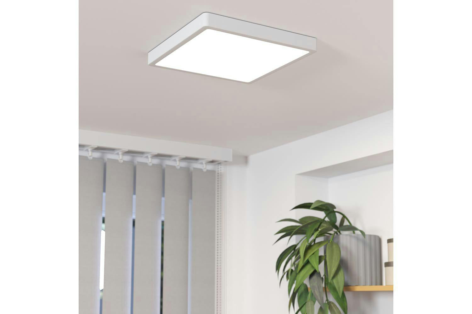 Eglo | Fueva Surface Mounted Square Ceiling Light | White-2