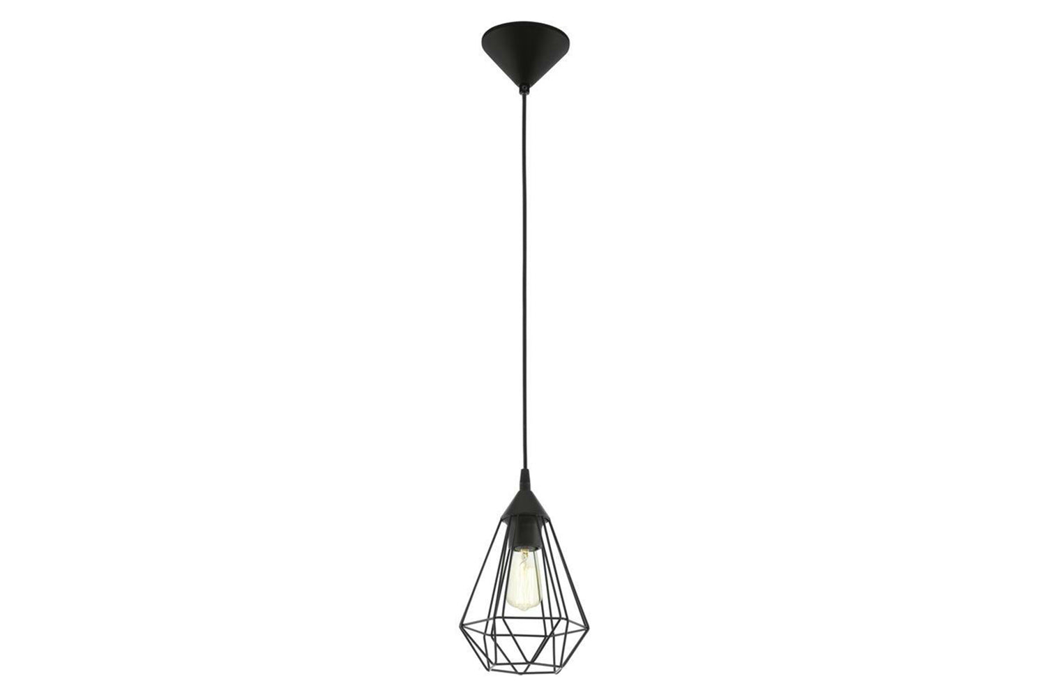 Eglo | Tarbes Geometric Pendant Light | Black