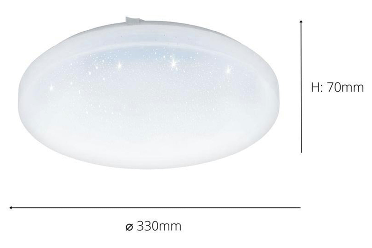 Eglo | Frania-S Circular LED Ceiling Light | 33cm | White-3
