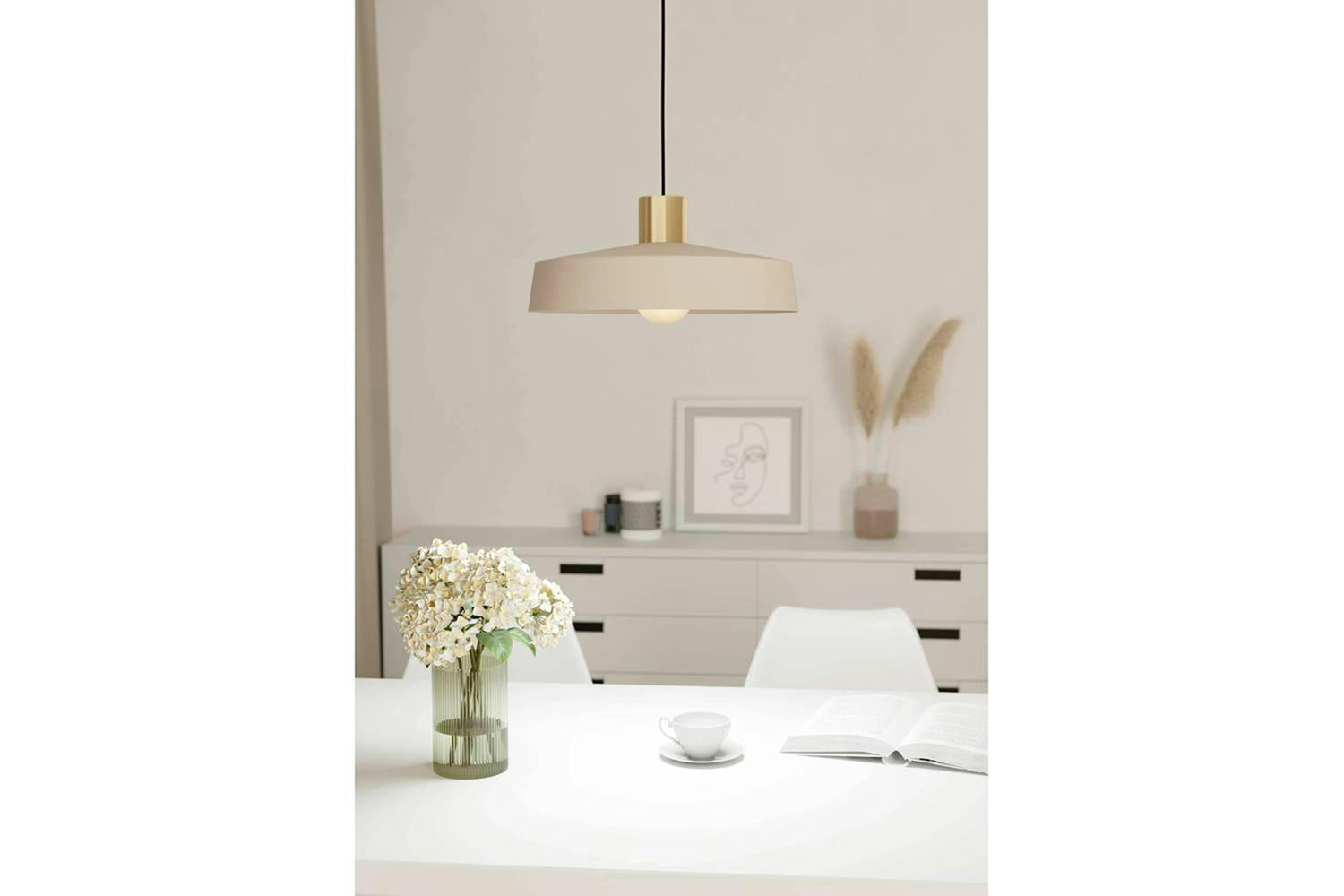 Eglo | Valdiola 1-light Pendant Light | Sandy-2