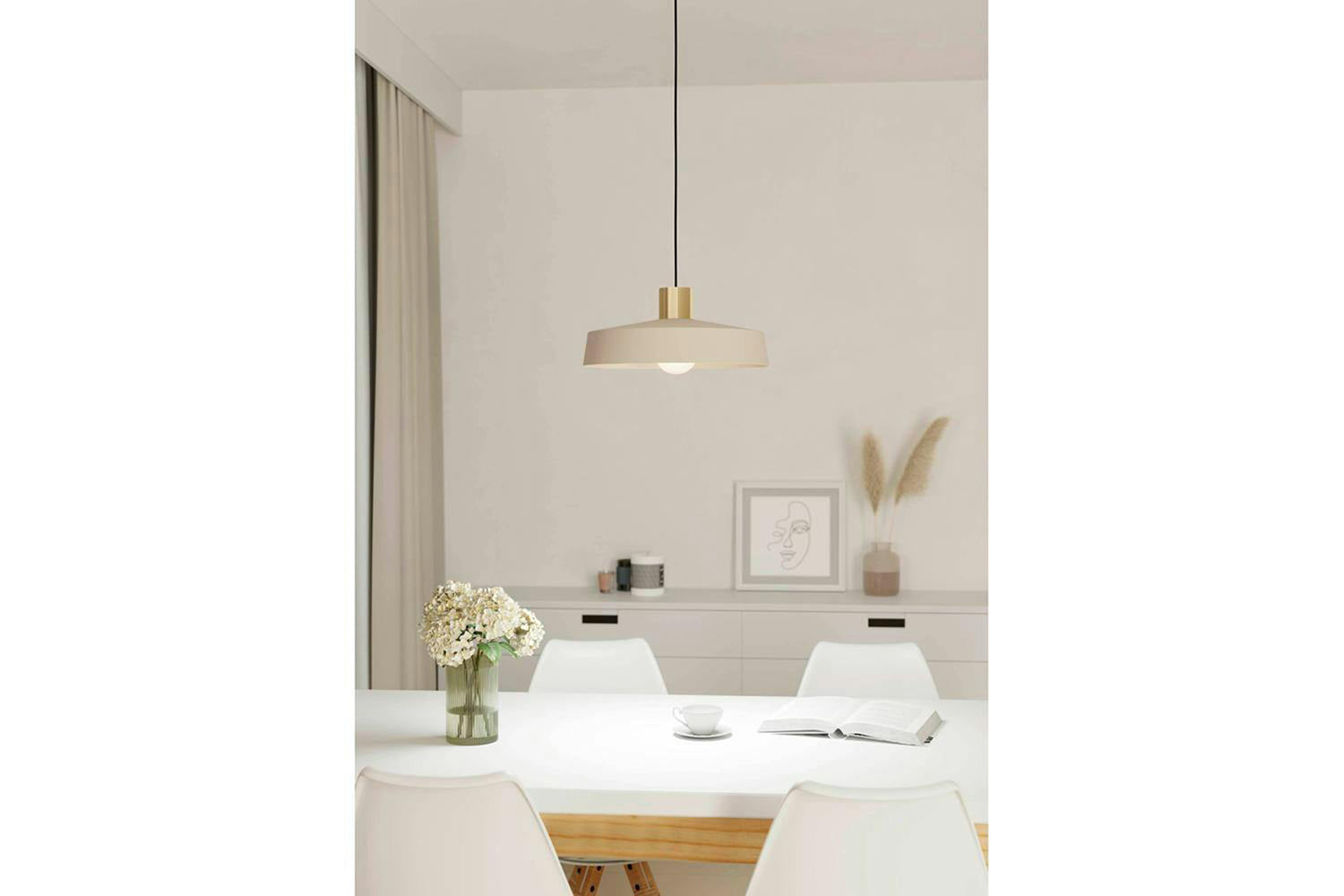 Eglo | Valdiola 1-light Pendant Light | Sandy-3