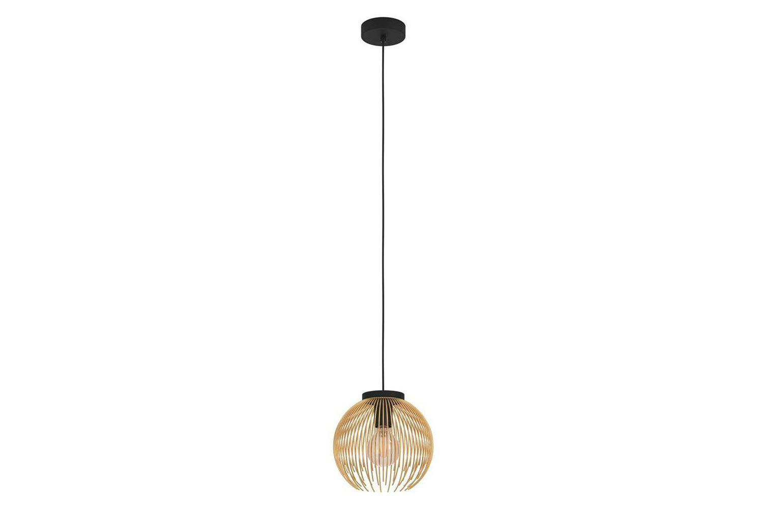 Eglo | Venezuela Spherical Pendant Light | Gold/Black