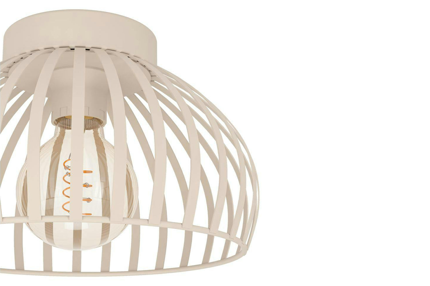 Eglo | Mogano 3 Caged Style Ceiling Light | 28 cm | Sandy-3