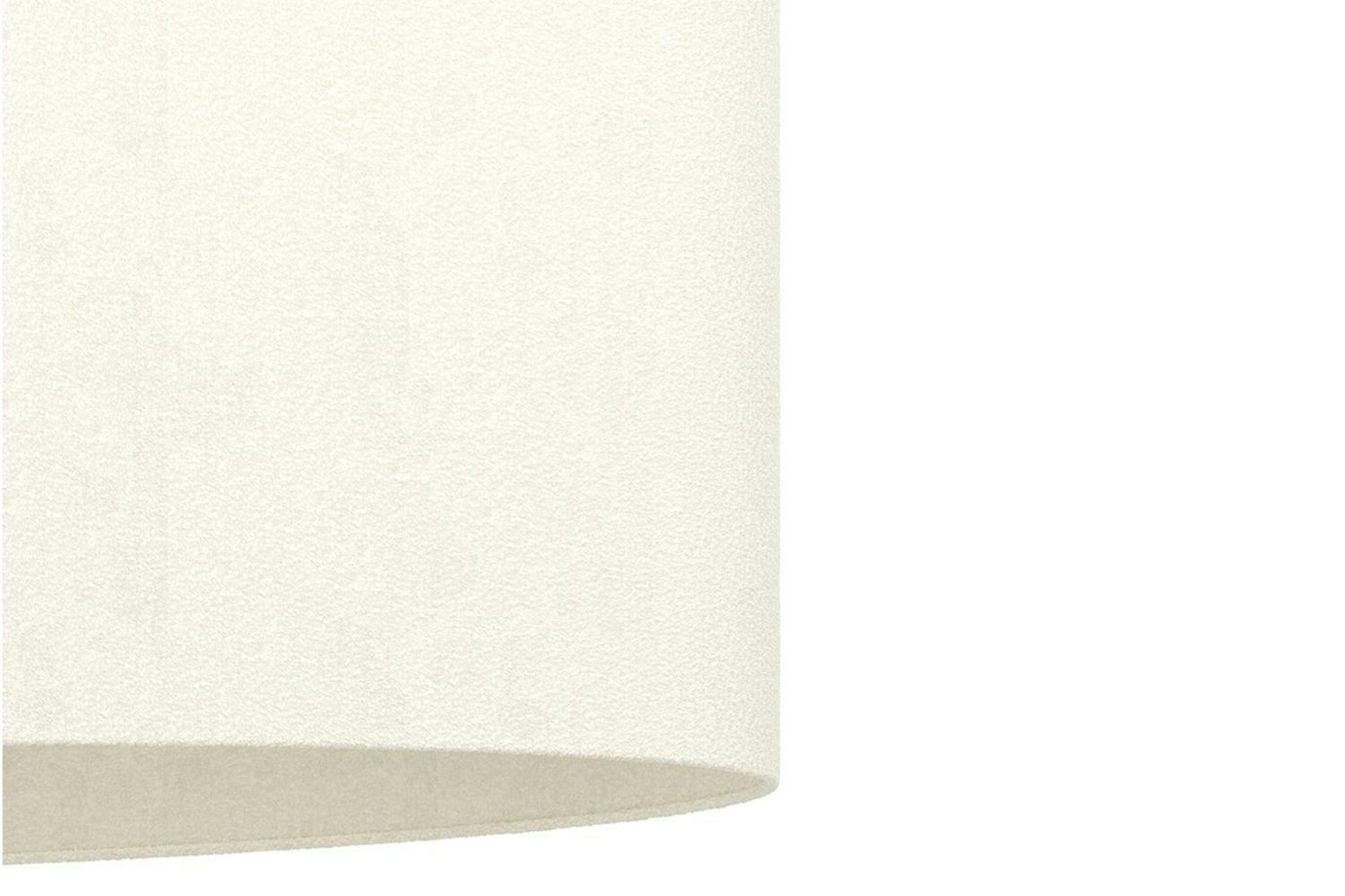 Eglo | Febres Fabric and Steel Shade Pendant Light | Black/White-4