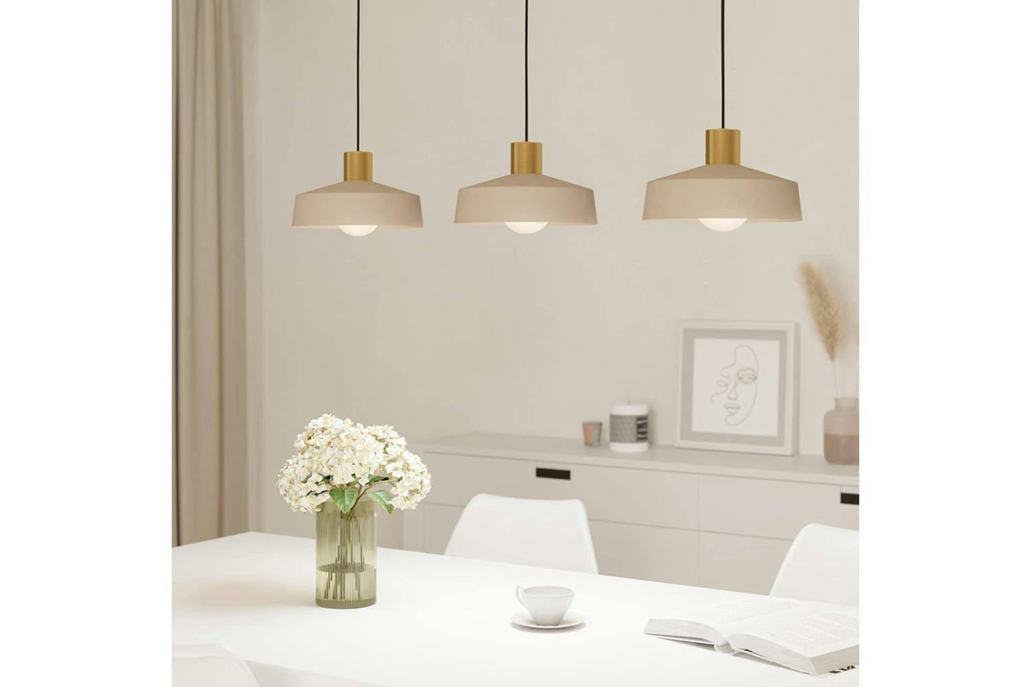 Eglo | Valdiola 3-light Pendant Light | Sandy-2