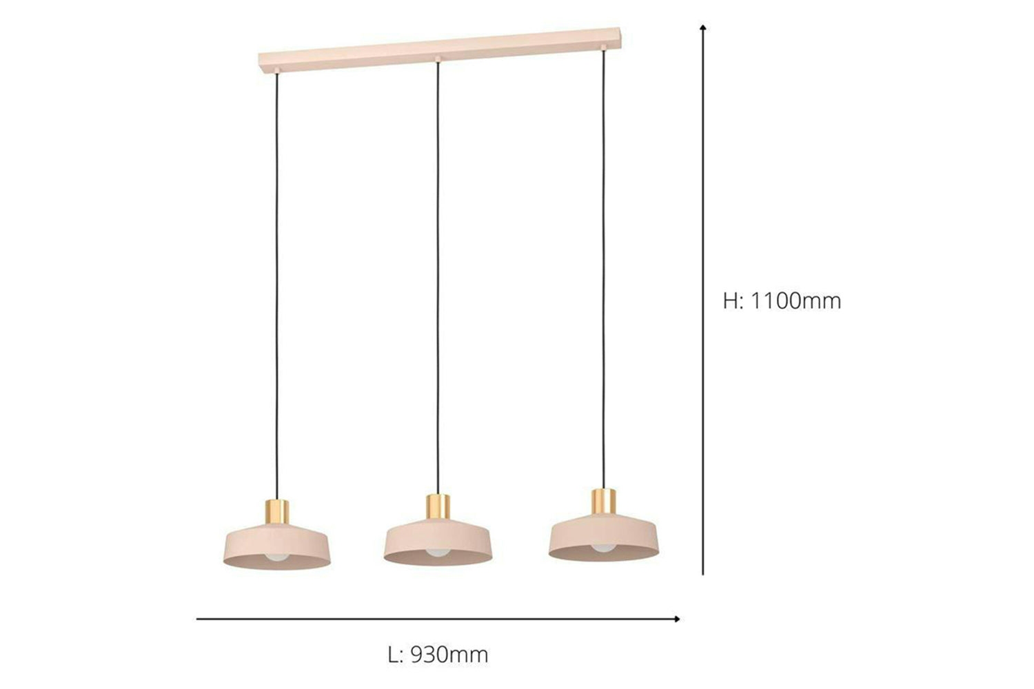 Eglo | Valdiola 3-light Pendant Light | Sandy-3