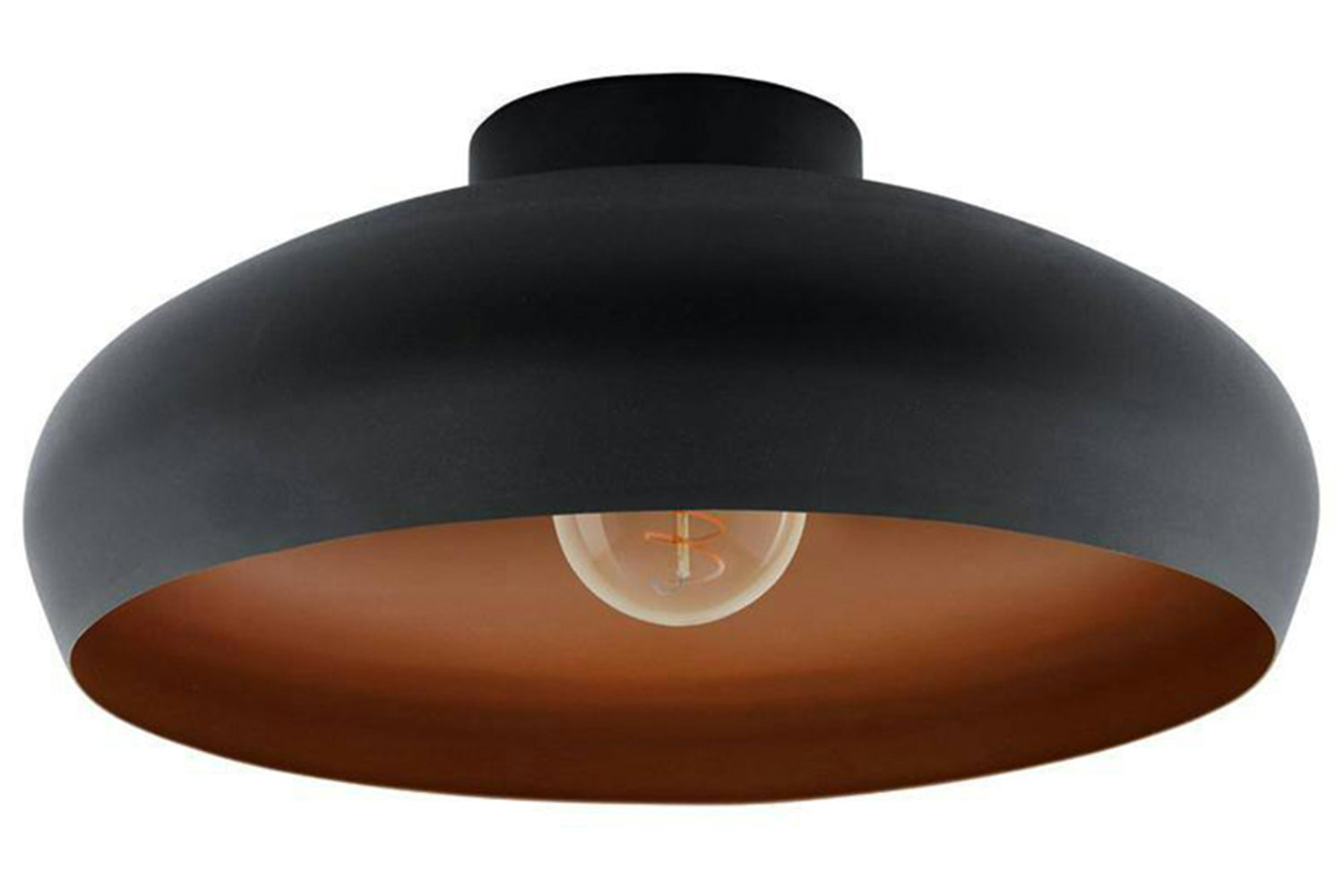Eglo | Mogano 2 Vintage Ceiling Light | 40 cm | Black/Copper