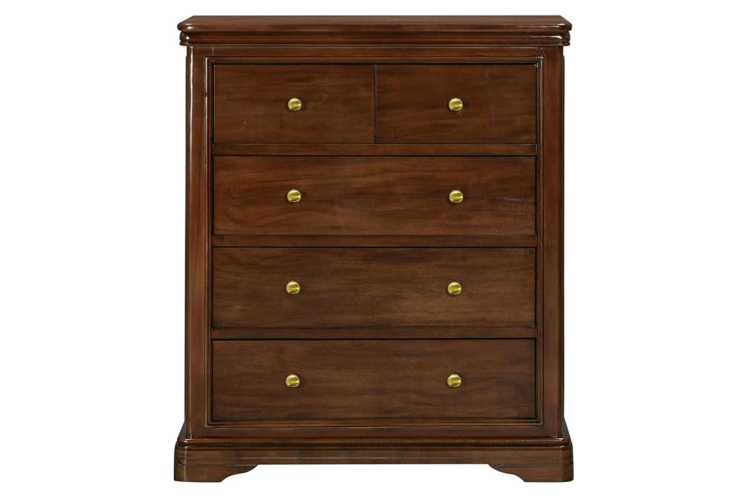 Deauville Chest of Drawer | 2 + 3 Drawer | Brown
